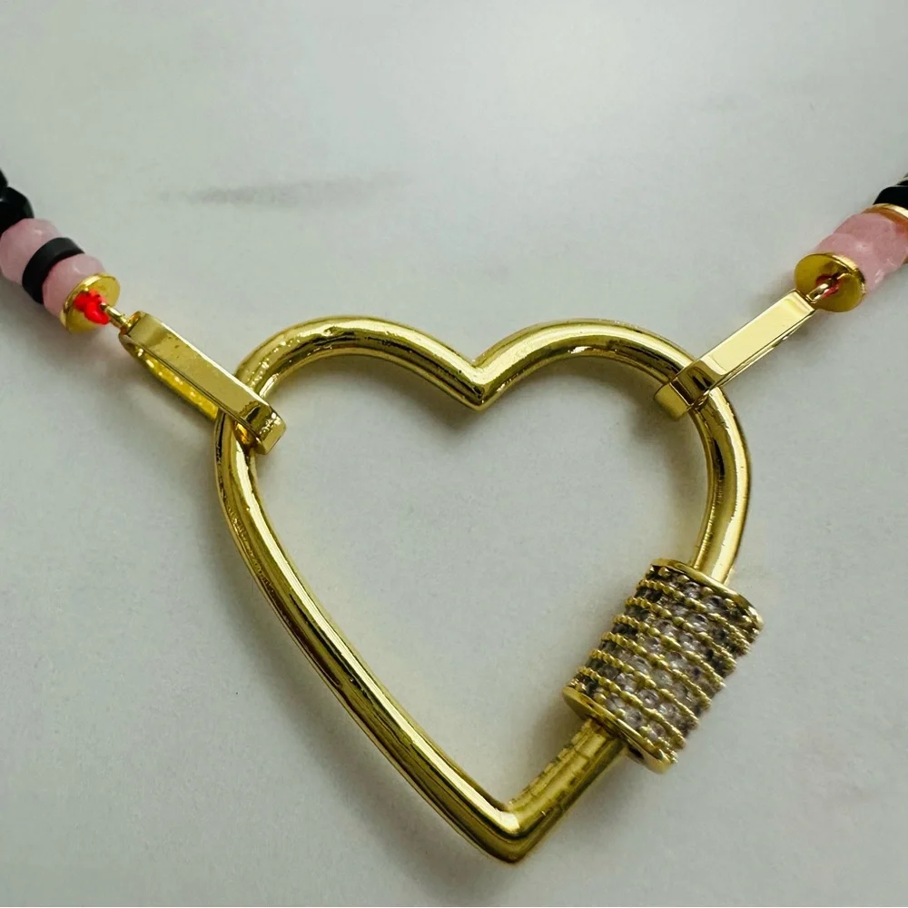 ✨ Gorjana Blair Necklace w/ Upgraded Heart Carabiner ✨ - Picture 14 of 14